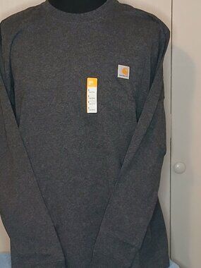 New Carhartt Men's Dearborn Large Long Sleeve T-Shirt (1074B1-30)